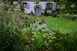 Garten Herrenmühle Bleichheim im September